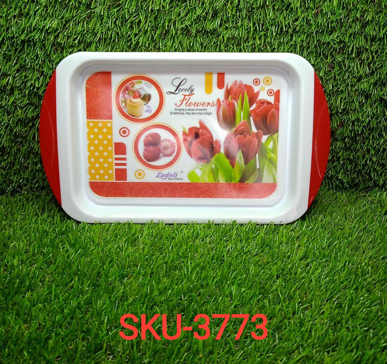 3773 Small Plastic Tray for Kitchen and General Purpose 