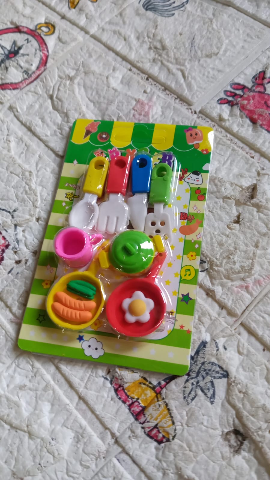 Fancy & Stylish Mini Erasers for Kids (9 or 8 Pc Set) - Fun Designs, Party Favors