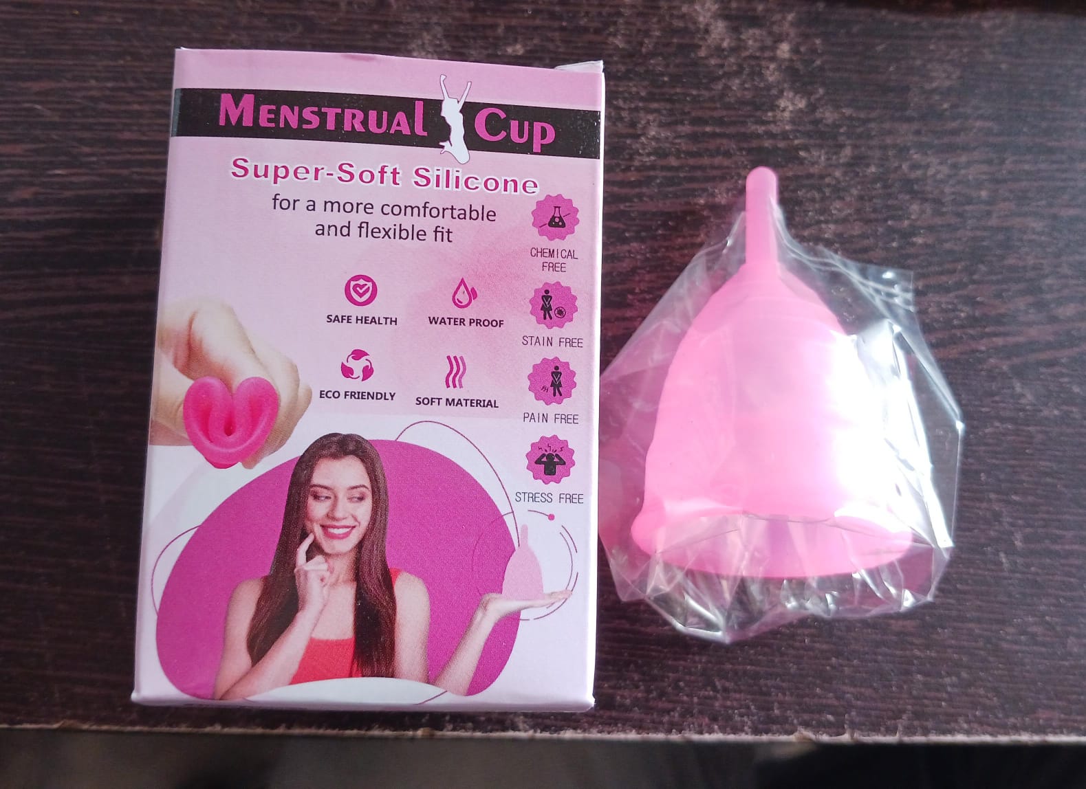 6112B REUSABLE MENSTRUAL CUP USED BY WOMEN AND GIRLS DURING THE TIME OF THEIR MENSTRUAL CYCLE