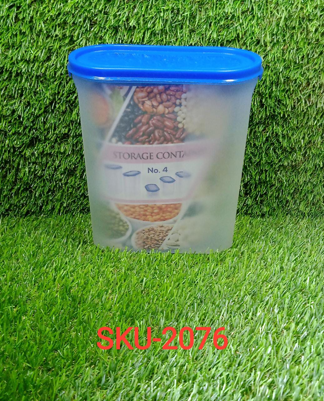 2076 Modular Transparent Airtight Food Storage Container - 2000 ml 