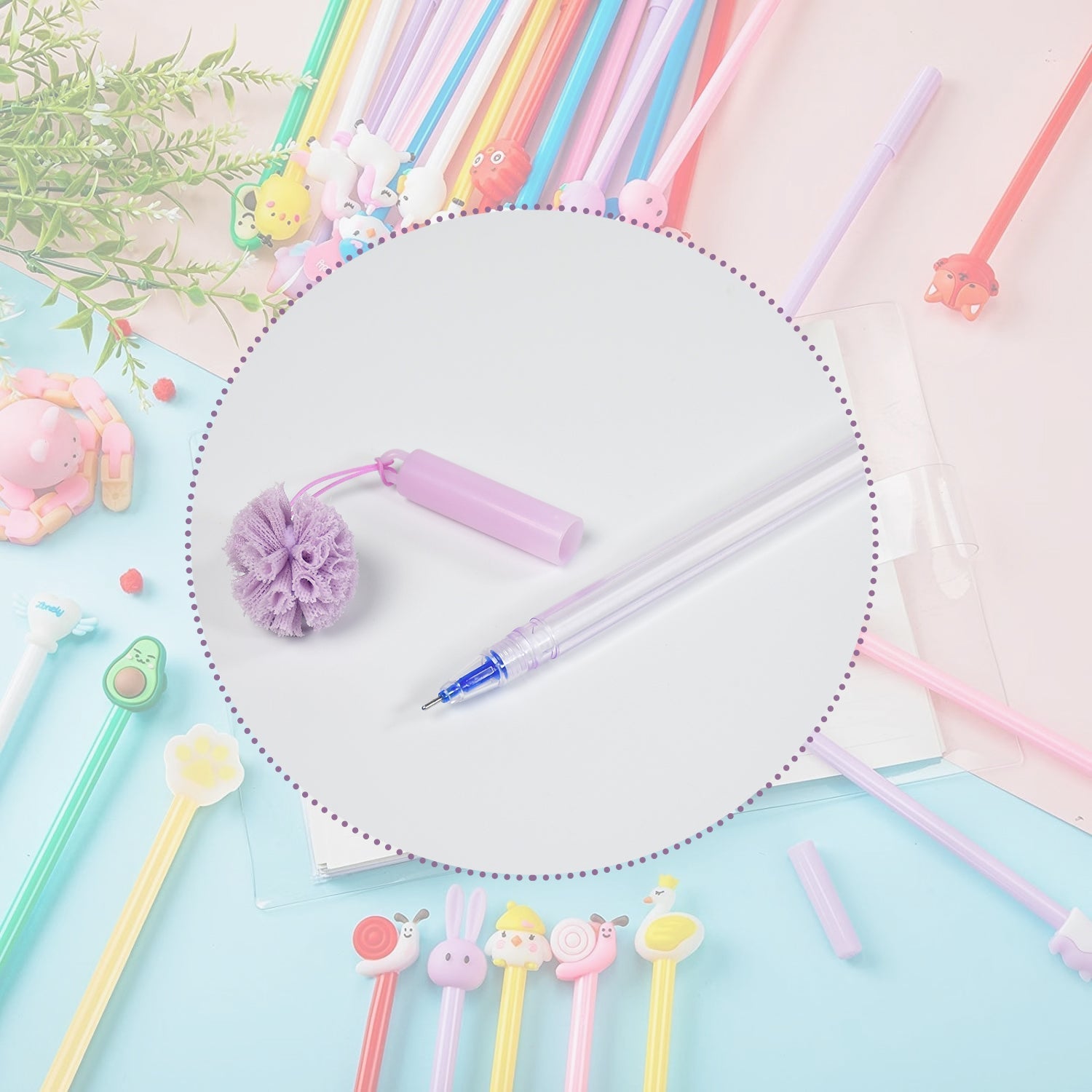 1178  Writing Child Fancy Pen New style Children Ball Pen For School , Office & Children Fun Use 